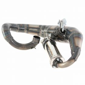 JL EXHAUSTS Rennsport Curly Auspuff aus Edelstahl für breite Reifen