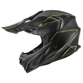 Casco motocross KAPPA KV49 Evo Chaser nero opaco grigio giallo