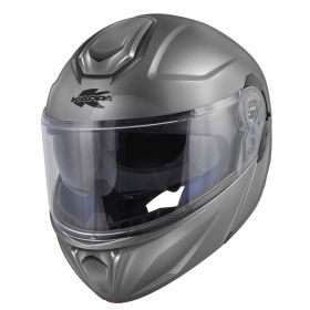 KAPPA KV50 Basic modularer helm grau glänzend