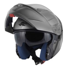 KAPPA KV50 Basic modularer helm grau glänzend