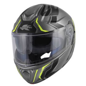 Casque modulable KAPPA KV50 Escalade titane mat jaune