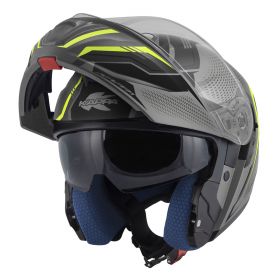 Casco modulare KAPPA KV50 Escalade titanio opaco giallo