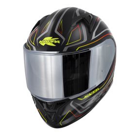 Casco integrale KAPPA KV56 Neon nero opaco rosso