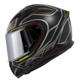 Casco integrale KAPPA KV56 Neon nero opaco rosso