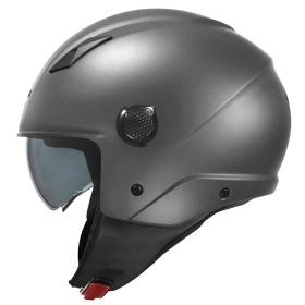 Casco demi-jet KAPPA KV58 Basic titanio opaco