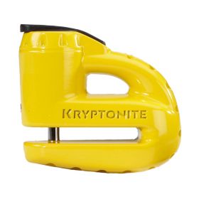 Kryptonite Keeper 5-S2 disc lock yellow with reminder cable