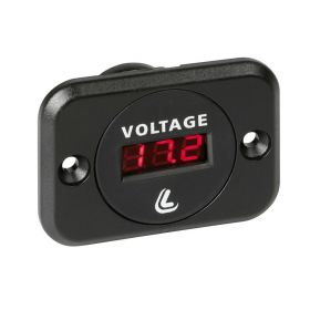 Voltimetro digitale Lampa Ext-9 6/30B per batteria moto, montaggio ad incasso