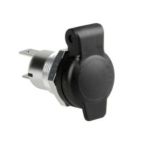 Presa corrente Lampa DIN in alluminio con montaggio ad incasso 12/24V