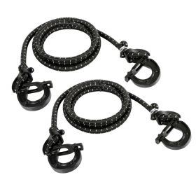 Pair of adjustable Lampa Uni-Flex elastic cords with safety hooks