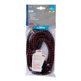 Lampa Slim D 8mm Elastic Cords 2x200cm with Steel Hooks and Anti-Scratch Caps