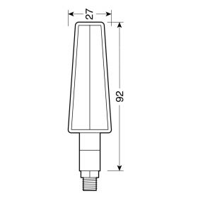 Lampes clignotantes Jabra pour moto 12V LED lentille blanche approuvée