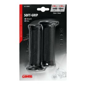 Poignées de moto universelles Soft-Grip de Lampa