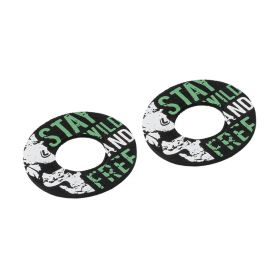 Poignées universelles Lampa Donut Off-Road Grips Noir Vert