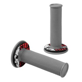 Lampa Donut Off-Road Grips Poignées universelles Rouge Gris