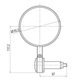 Paire de rétroviseurs Lampa Oculus