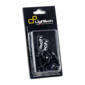 Kit viti carena Lightech nero lucido compatibile con Cf moto 650nk