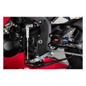 Pedane regolabili con poggia piedi snodati Lightech compatibile con Honda cbr1000rr-r