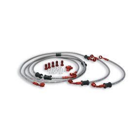 Malossi MHR aero brake hoses kit front and rear