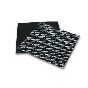 Set of 2 Malossi plates 100x100 mm carbon with thickness 0,40 mm