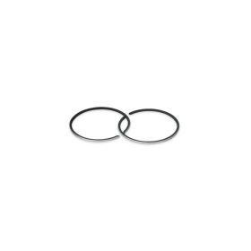 Malossi piston ring pair D 45,5x1,5 rectangular chromed