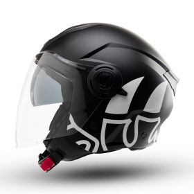 Casco Jet Malossi Nero Opaco