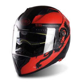 Casque Intégral Malossi HM1 Noir Rouge