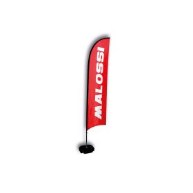 Malossi Banner Flagge 410x70 cm rot