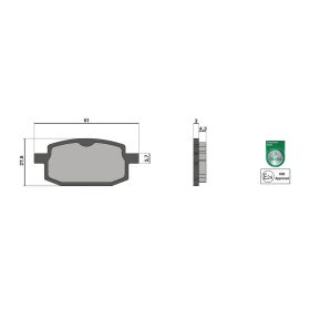 Malossi BRAKE PADS homologated