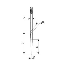 Malossi X 14 Dell'Orto 9477 PHBH Carburetor Conical Needle