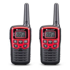 Paire de talkies-walkies MIDLAND XT10 Noir Rouge