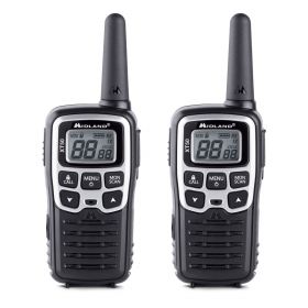 Paire de talkies-walkies MIDLAND XT50 noirs avec chargeur de table