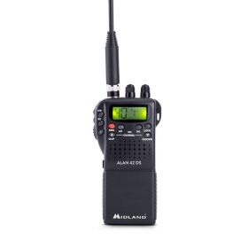 Single MIDLAND Alan 42 DS CB Transceiver with Battery Charger