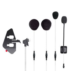 Complete Accessory Kit for Installing the MIDLAND BT MINI Intercom in a Helmet