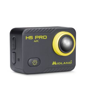 MIDLAND H5 PRO 4K Wi-Fi Action Cam with support and Waterproof Case