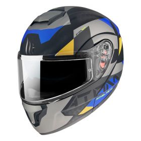 MT Helmets ATOM Transcend SV Flip-Up Helmet Gloss / Matte Grey