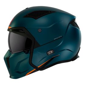 Casco Modulare MT Helmets Streetfighter SV S Solid A7 Blu Opaco