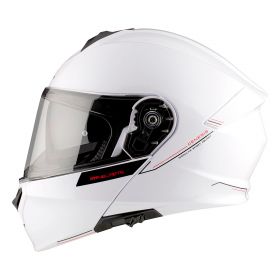 Modular Helmet MT Helmets Genesis SV Solid A0 White Gloss