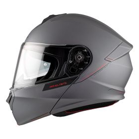 Casco Modulare MT Helmets Genesis SV Solid A12 Grigio Lucido