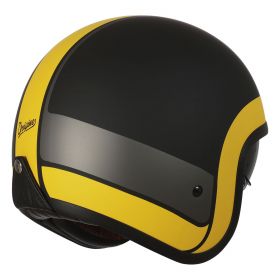 DEMI JET HELMET ORIGINE SPRINT RECORD YELLOW / BLACK MATT