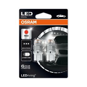 Osram LEDriving Retrofit Premium 12V W21/5W W3x16q 2pcs Rote Glühbirne