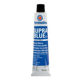 Scellant en silicone polyvalent flexible Permatex Supra Blue de 80 ml