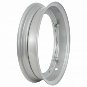 PIAGGIO Rim 10 in Silver Steel PCD 5/220mm Center Hole 202mm