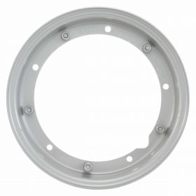 PIAGGIO Rim 10 in Silver Steel PCD 5/220mm Center Hole 202mm