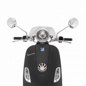 PIAGGIO flyscreen clear windshield 80x320 mm approved mounting material included