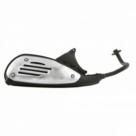 PIAGGIO steel exhaust with durable heat shield