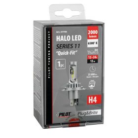 Kit conversione a led Pilot Halo Serie 11 H4 15W 9/32V P43t