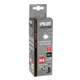 HID Xenon Pilot Motorcycle Bulb 5,000K H4 12/24V ultra-white light beam