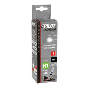 HID Pilot Xenon Motorcycle Bulb 8,000K H1 12/24V Ultra-White Light Beam