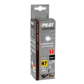 HID Pilot Xenon Motorcycle Bulb 4.300K H7 12/24V Ultra-White Light Beam