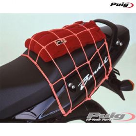Rete elastica ragno per moto rosso